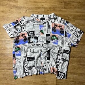 No Boundaries Short Sleeve Button-Down